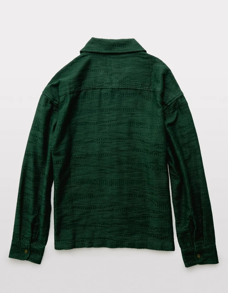 American Eagle Textured Overshirt